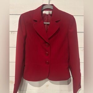 Tahari Arthur S. Levine Red Women's Jacket size 4. Great condition!